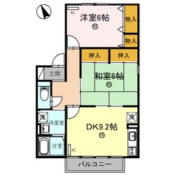 ディアコート　Ⅱの物件間取画像